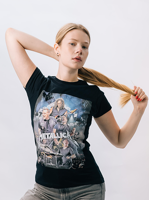 Футболка жіноча «Metallika»